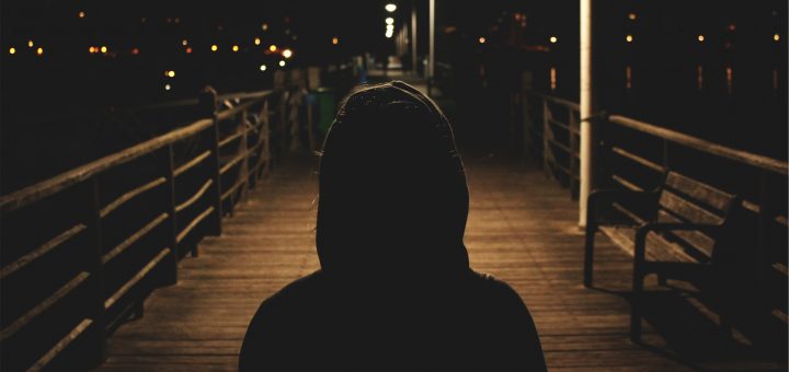 Walking night