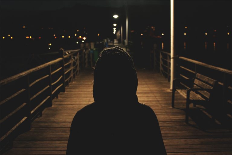Walking night