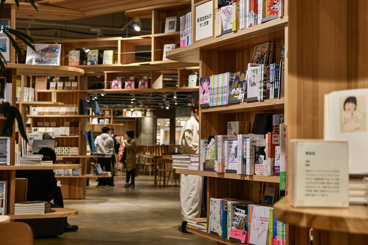 Passeio na livraria